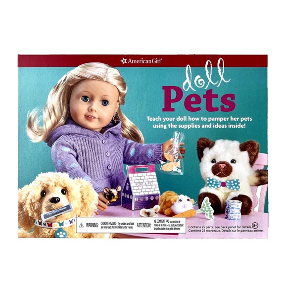 American Girl Other - American Girl Doll Pets Teach your doll how to pamper her pets Activity Set NEW